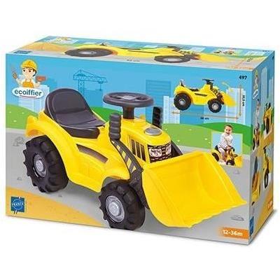 Porteur Tractopelle Jaune ECOIFFIER - Enfant 12-36 mois