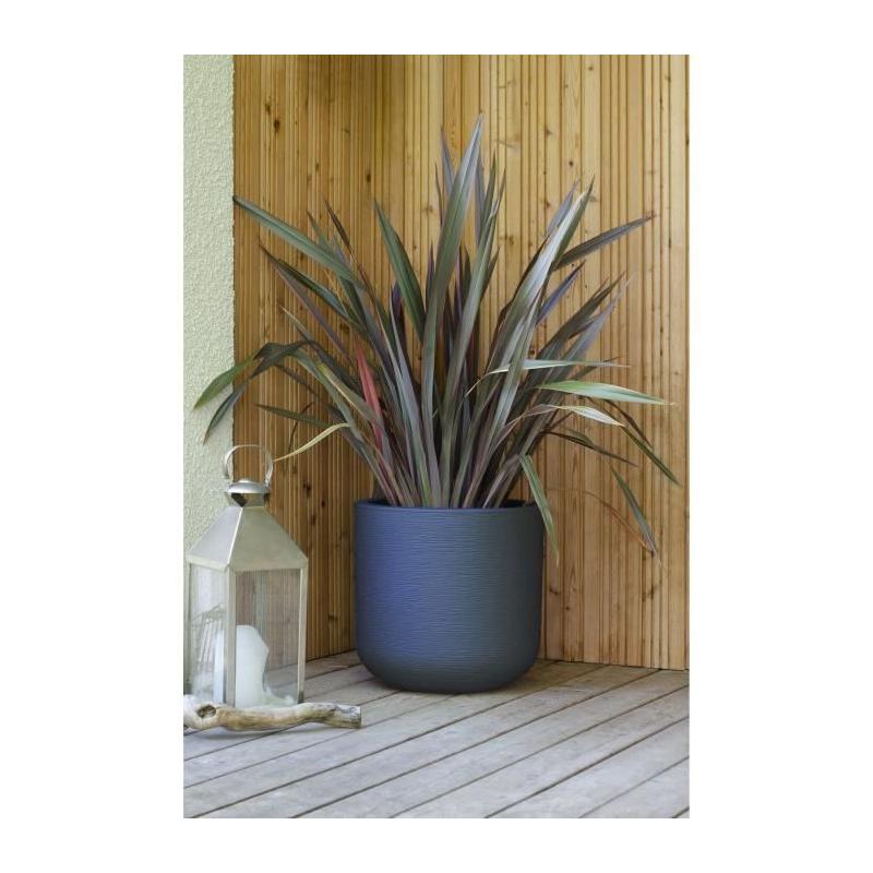 Pot de fleurs Graphit'Up EDA PLASTIQUE 50 cm - 67 L Gris anthracite