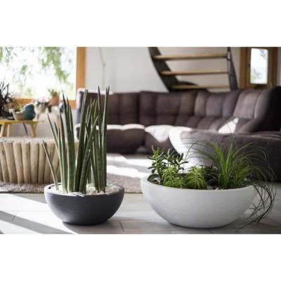 Pot de fleurs Graphit'Up EDA PLASTIQUE 50 cm - 67 L Gris anthracite