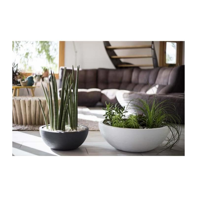 Pot de fleurs Graphit'Up EDA PLASTIQUE 50 cm - 67 L Gris anthracite