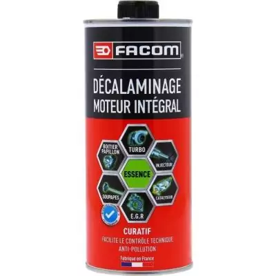 FACOM Huile-Additif 1L: Décalaminage moteur intégral essence - Made in France