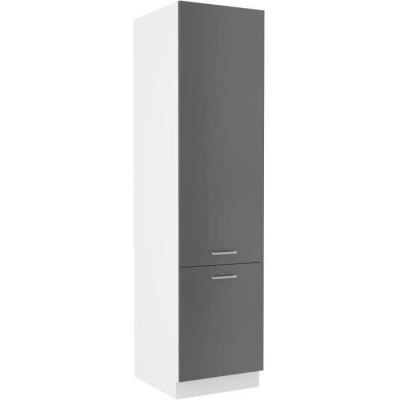 Colonne cuisine PREGO - Décor Gris Graphit - Compact et élégant