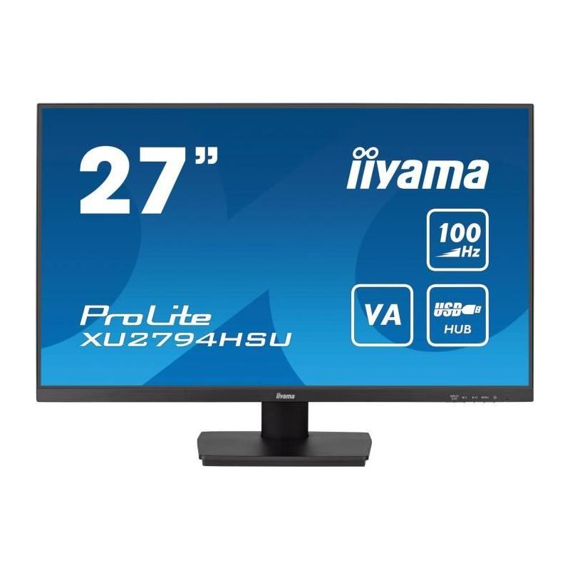Ecran PC IIYAMA 27" VA FHD 1920x1080 - 1ms 100Hz - Pied réglable