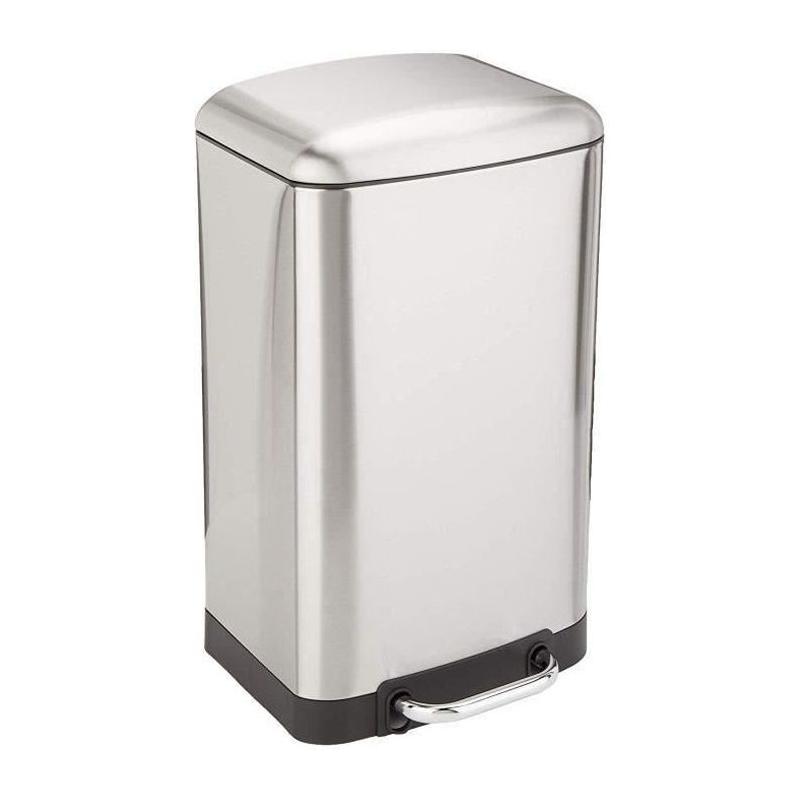 Poubelle à pédale GREENWICH - Design Inox 30L