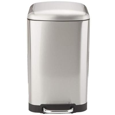 Poubelle à pédale GREENWICH - Design Inox 30L