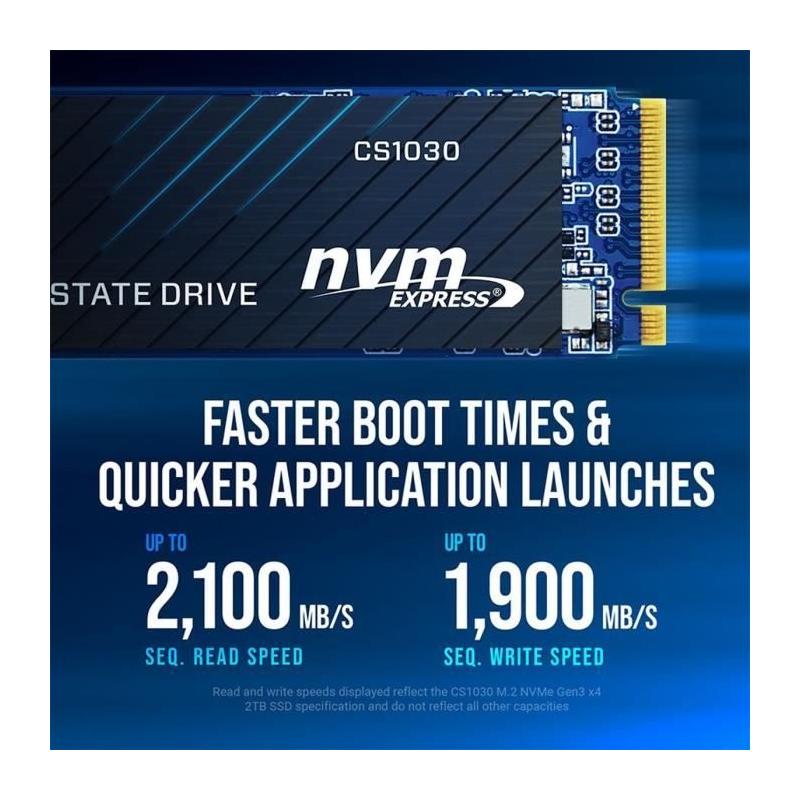 SSD PNY CS1030 - 500 Go M.2 2280 - Compact et Performant
