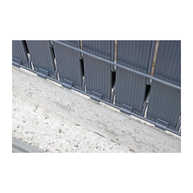 Kit lamelles brise-vue NATURE - Occultant 4/5 - 1,025 x 2,50 m - Anthracite