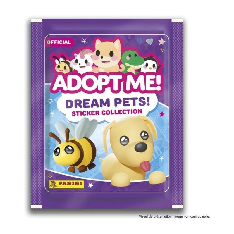 Stickers PANINI Adopt Me! Roblox - Blister 6 pochettes - Édition limitée - 35 stickers