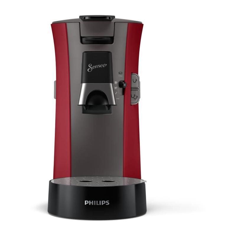 Machine à café dosettes SENSEO - PHILIPS - CSA240/91 - Rouge intense