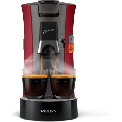 Machine à café dosettes SENSEO - PHILIPS - CSA240/91 - Rouge intense