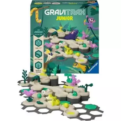 Gravitrax Junior - Starter Set My Jungle 97 pièces - Circuit de billes - Ravensburger