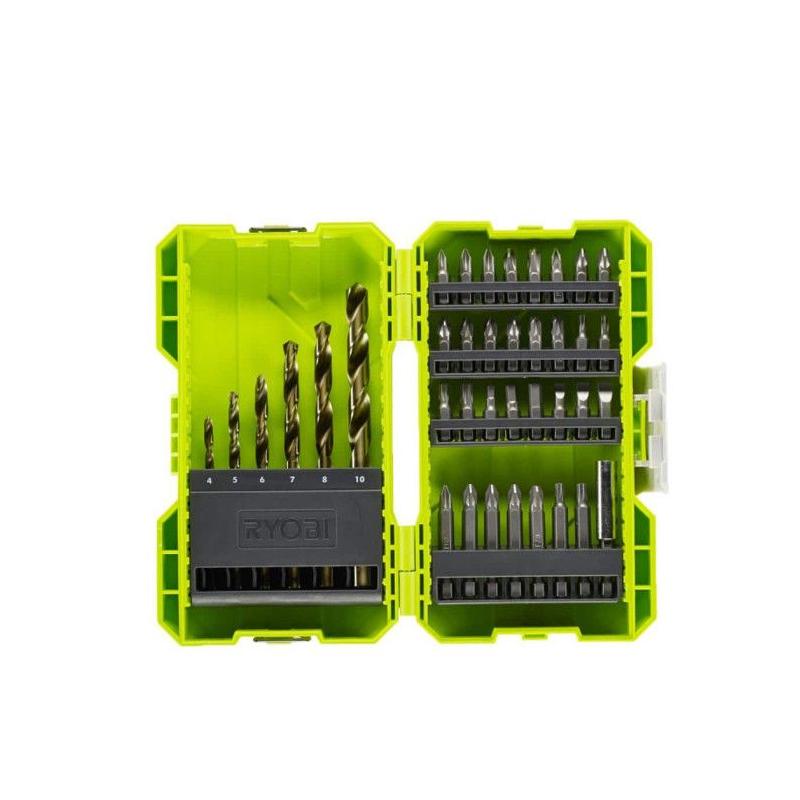 Ensemble de perçage et vissage 38 accessoires RYOBI