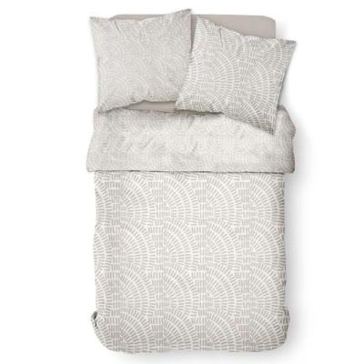 Parure de lit ethnique Mawira - TODAY - 2 pers - 260x240cm - 100% coton - Beige