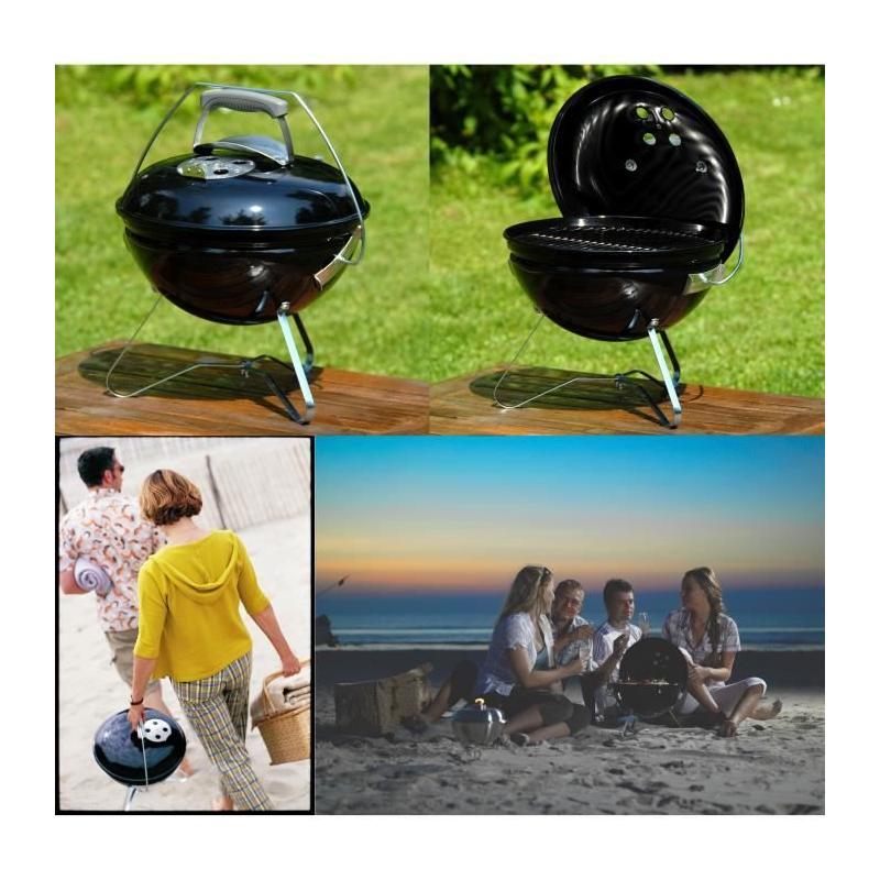 Barbecue WEBER Smokey Joe Noir - Compact et pratique