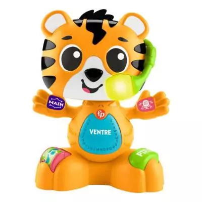 Fisher-Price Jouet D’Éveil Link Squad Tigre Parties Du Corps