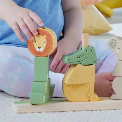 Fisher-Price – Animaux en Bois à Empiler et Trier