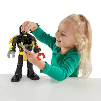 Fisher-Price Imaginext – Coffret Robot DC Super Friends Batman dans son Exosquelette