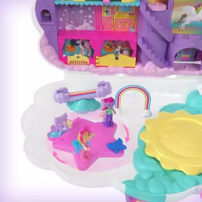 Polly Pocket – Salon de Coiffure Licorne Arc-en-ciel