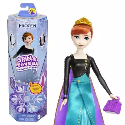 Disney Frozen Disney La Reine des Neiges – Poupée Surprise Anna Spin & Reveal