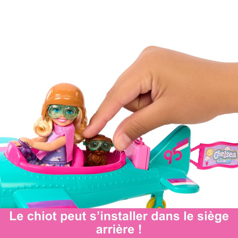 Barbie Chelsea – Can Be… – Coffret avion et poupée