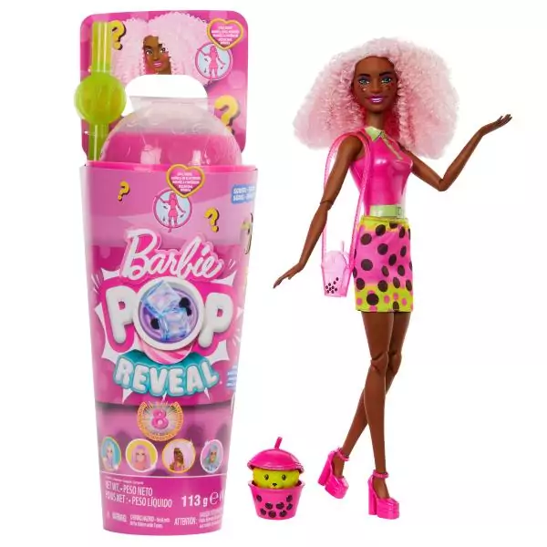 Barbie-Pop Reveal-Poupée parfumée série Bubble Tea avec accessoires HTJ20