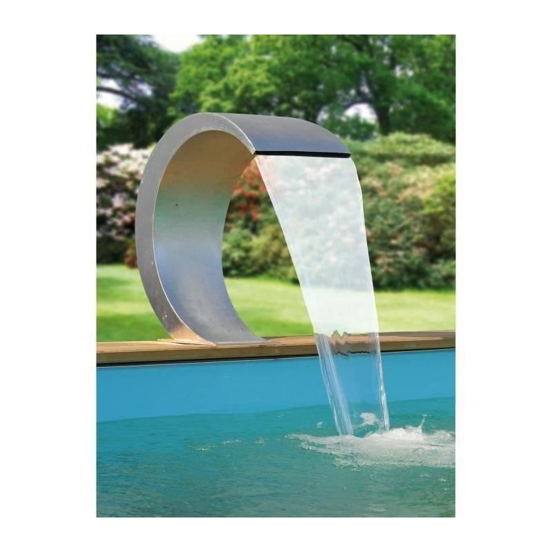 Cascade inox UBBINK Mamba Led: Éclairage 20 LED bleu intégré