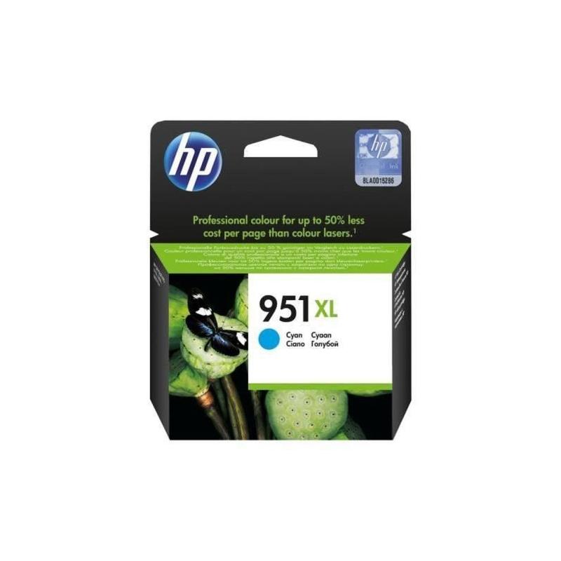 Cartouche d'encre cyan HP 951XL authentique - Haute capacité