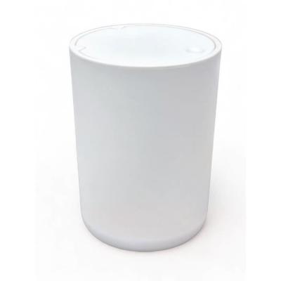 Poubelle de SDB - Compacte et Pratique - 8,5 L - Blanc