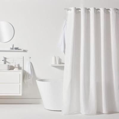 Rideau de douche gauffré blanc - 180 x 200 cm - UTILITY - TODAY