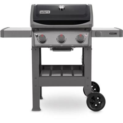 Barbecue à gaz mix plancha émaillée Weber Spirit II E-310 - Noir