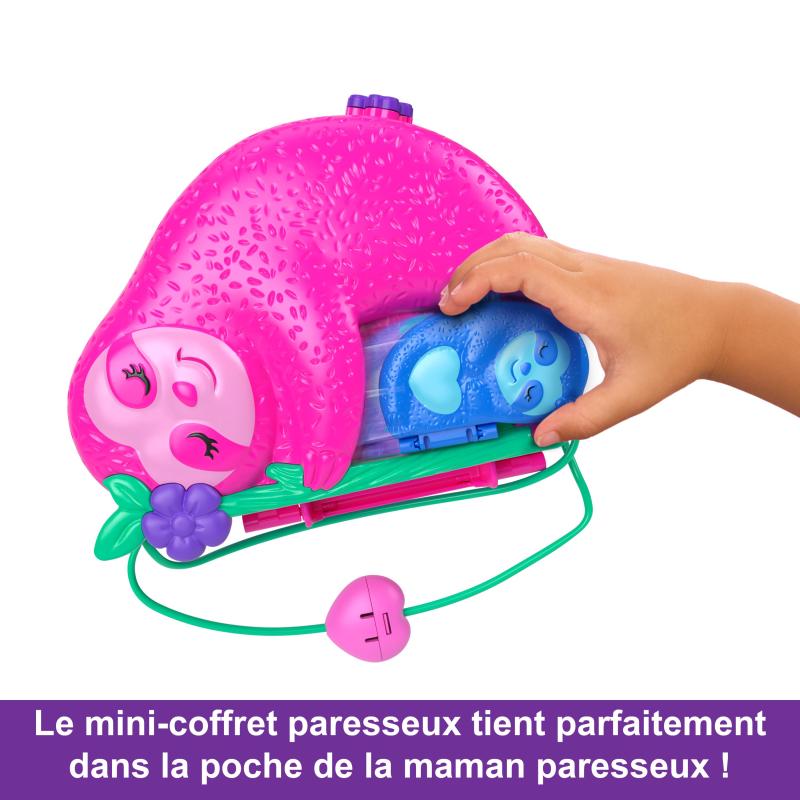 Polly Pocket – Coffret 2 en 1 La Famille des Paresseux
