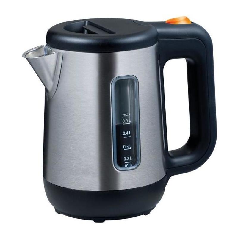 Bouilloire Compacte 0.5L KENWOOD JKM076 - Inox Satiné et Noir