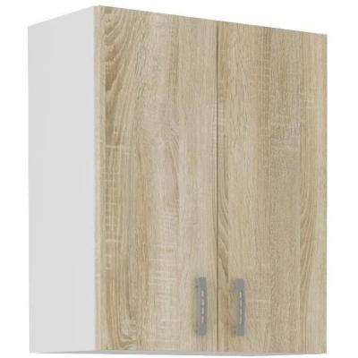 Meuble haut SARA - 2 portes - Chêne Sonoma - Pratique et élégant