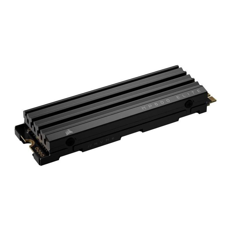 Disque SSD interne CORSAIR MP600 ELITE 1TB Gen4 NVMe M.2 avec dissipateur