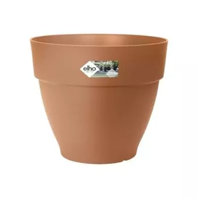 Pot de fleurs rond Elho Vibia Campana 55cm Marron - Extérieur - 100% recyclé Pot de fleurs rond Elho Vibia Campana 55cm Marron - Extérieur - 100% recyclé