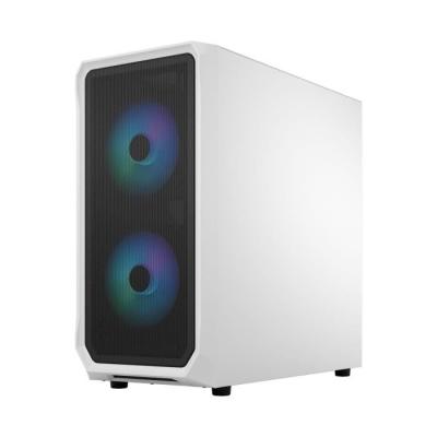 Boîtier PC FRACTAL DESIGN Focus 2 RGB Blanc TG Tinté Claire