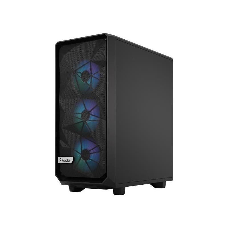 Boîtier PC FRACTAL DESIGN Meshify 2 Compact Lite RGB Noir TG ATX