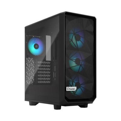 Boîtier PC FRACTAL DESIGN Meshify 2 Compact Lite RGB Noir TG ATX
