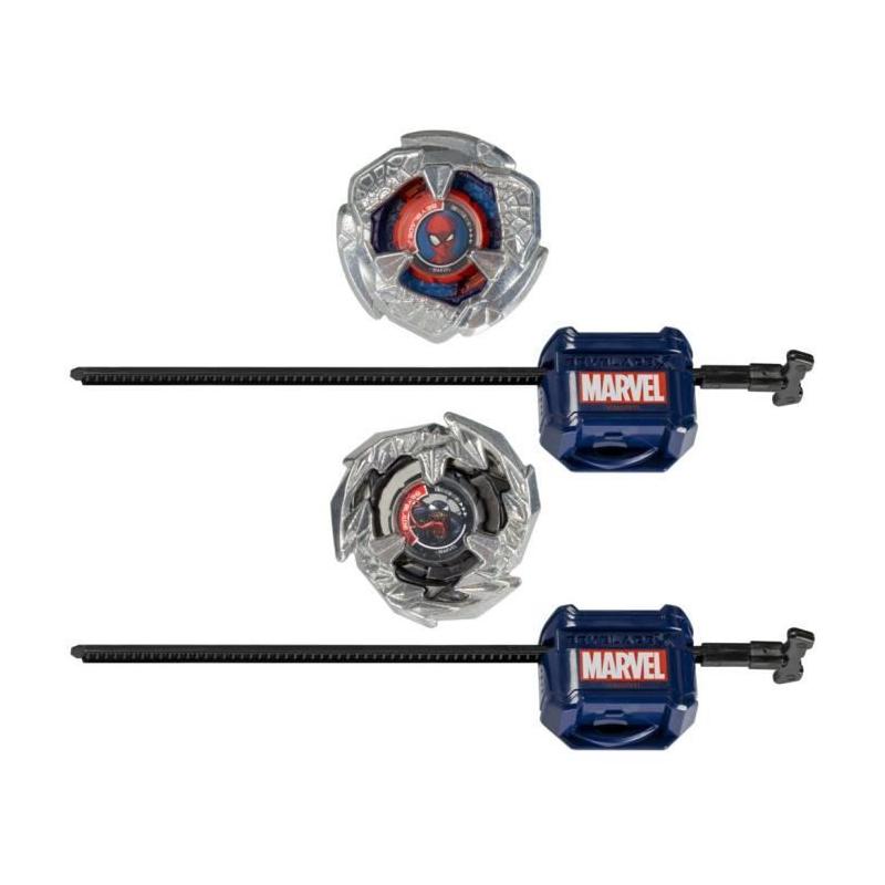 Pack Beyblade X avec Toupie Spider-Man vs Venom - Figurine Miniature