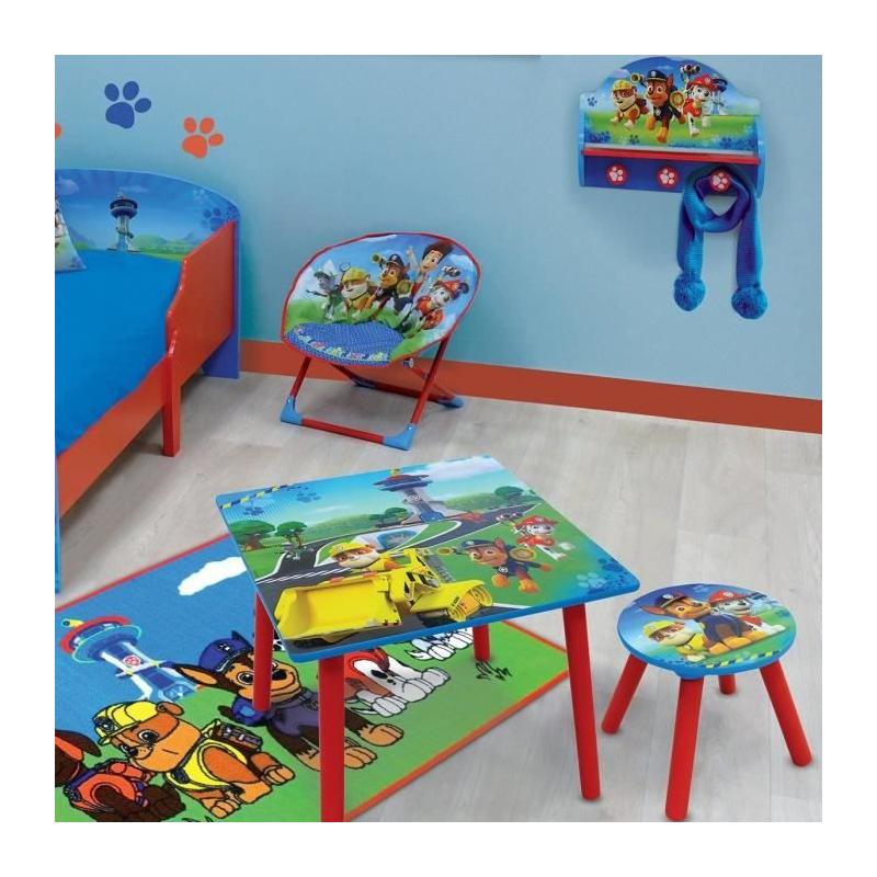 Fauteuil bébé pliable Pat Patrouille - Fun House - Bleu/Rouge - L 52 x P 45 x H 48 cm