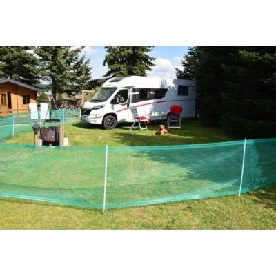 Clôture universelle Kerbl - 20m - 11 piquets simple pointes - Vert