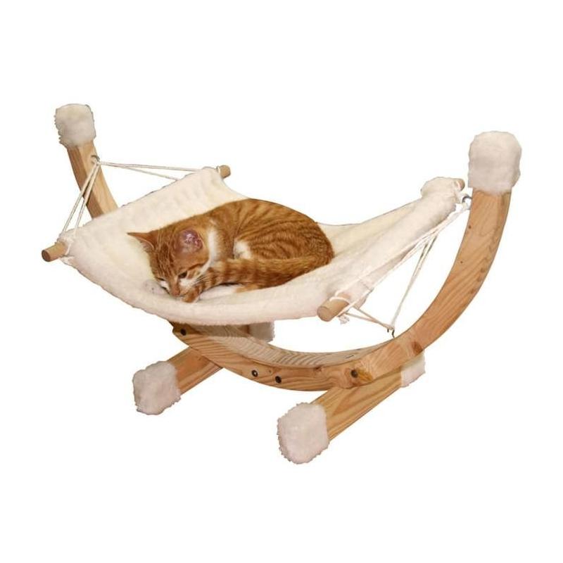Hamac pour chats Siesta Blanc 82591 - Confort et style pour vos félins!