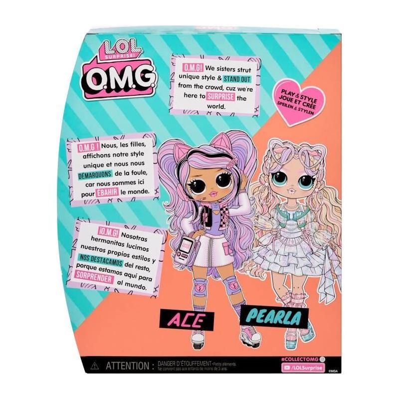 Poupée mannequin L.O.L. Surprise OMG Pearl - 24 cm avec accessoires