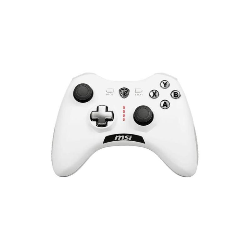 Manette MSI FORCE GC20 V2 WHITE - Contrôle de jeu ultime