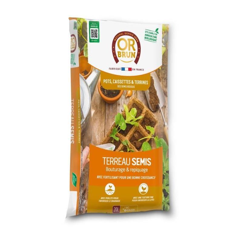 Terreau pour semis de qualité - Sac de 20 L