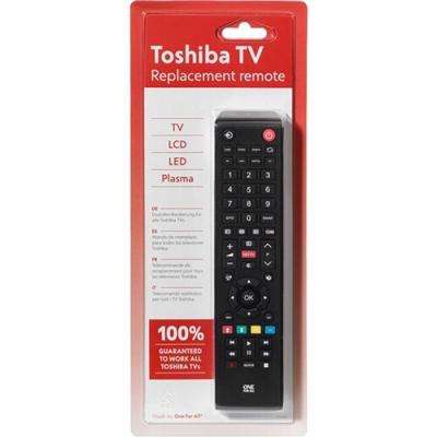 Télécommande universelle pour TV Toshiba - Noir