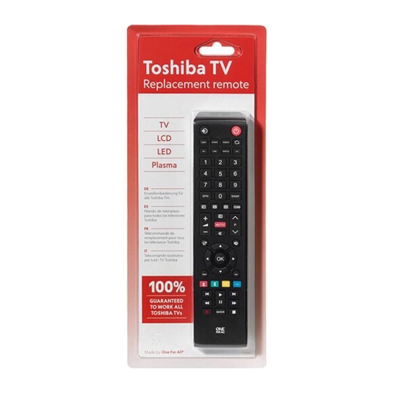 Télécommande universelle pour TV Toshiba - Noir