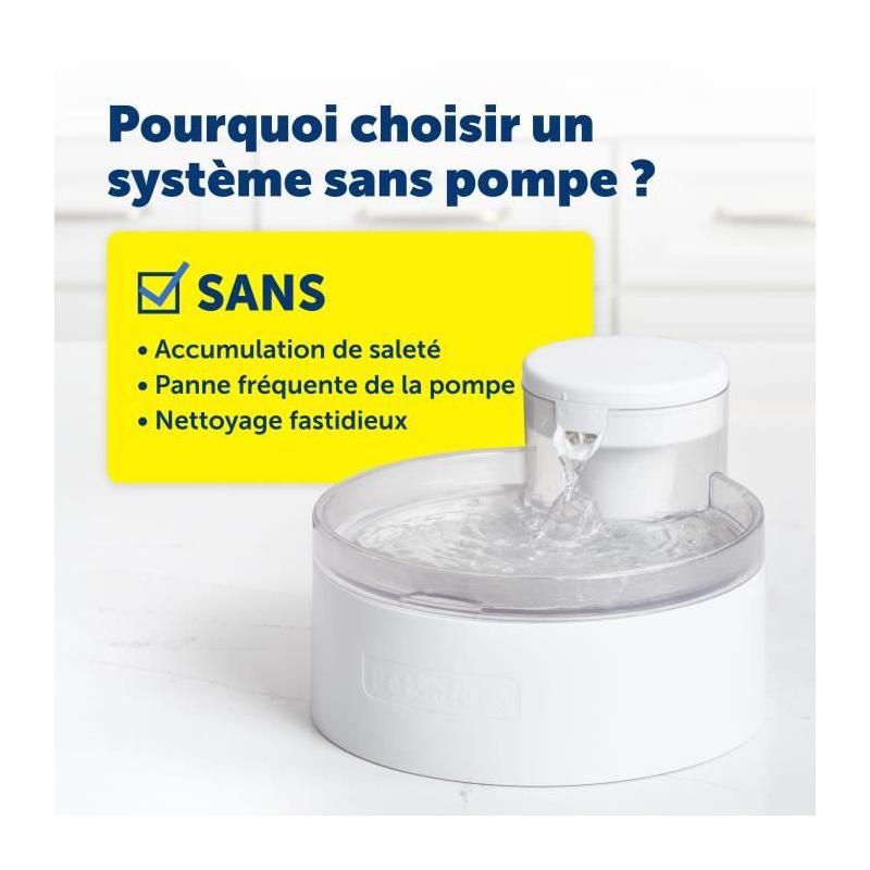 Fontaine à eau PETSAFE OUTLAST - 1,8 L - Blanc