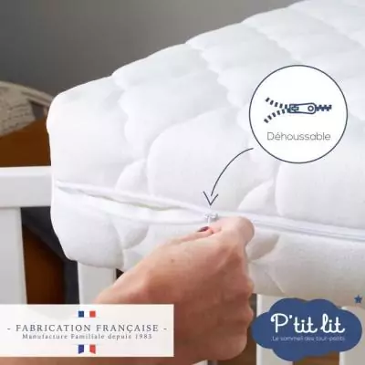 Matelas Bébé Bamboo - Douceur Viscose - 70x140x10 cm