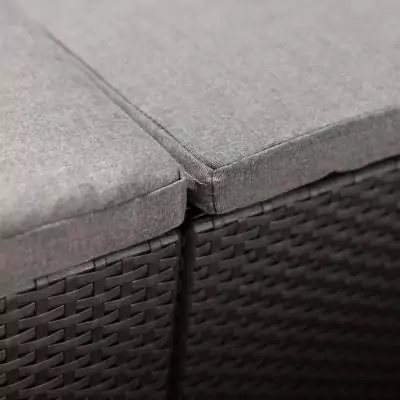 Ensemble de jardin en résine tressée Allibert 6 pers. - SanRemo Gris Graphite Ensemble de jardin en résine tressée Allibert 6 pers. - SanRemo Gris Graphite